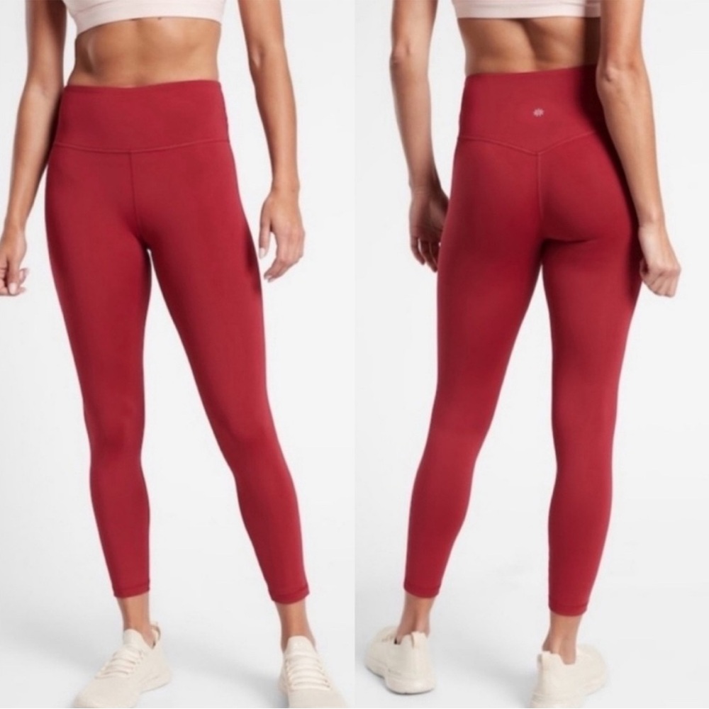 Athleta Crimson High-Rise Leggings